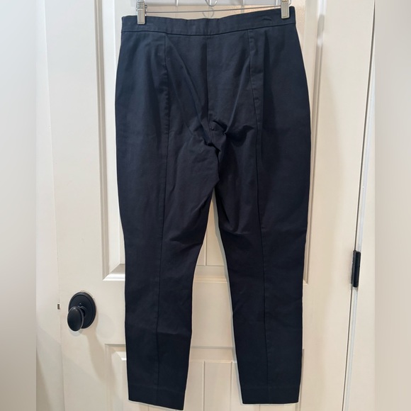Everlane The Side Zip Cotton Stretch Work Pants Black Size 10 - Picture 3 of 5